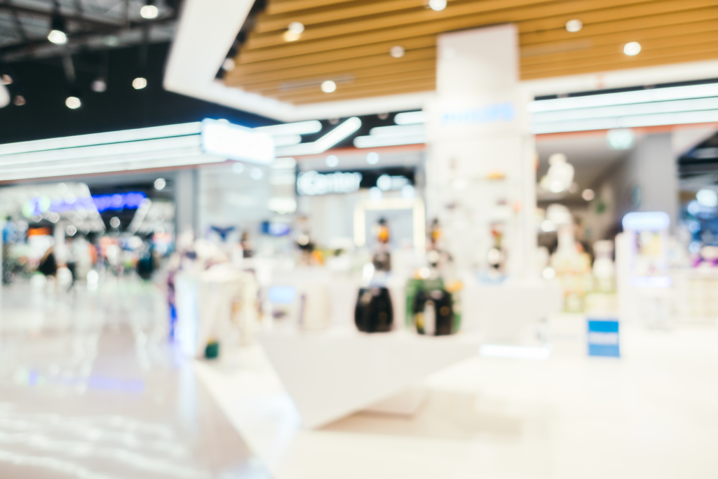 Salon du service à la personne abstract blur shopping mall2